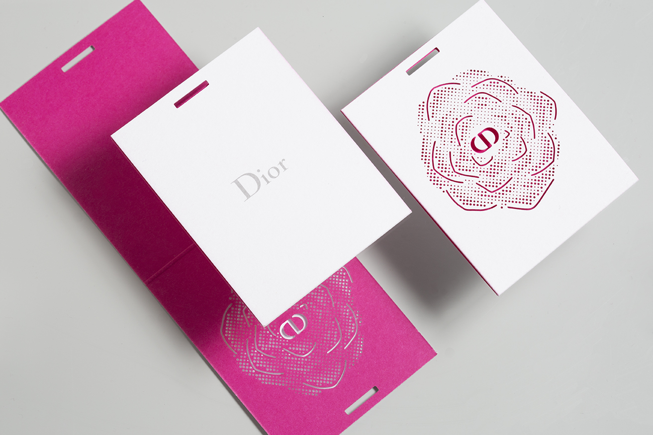 Photos de 3 cartes à sentir de Dior